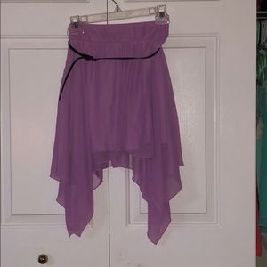 Purple skirt